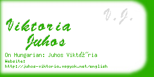 viktoria juhos business card